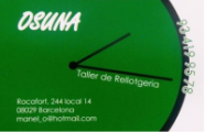 Logo Taller de Rellotgeria Osuna